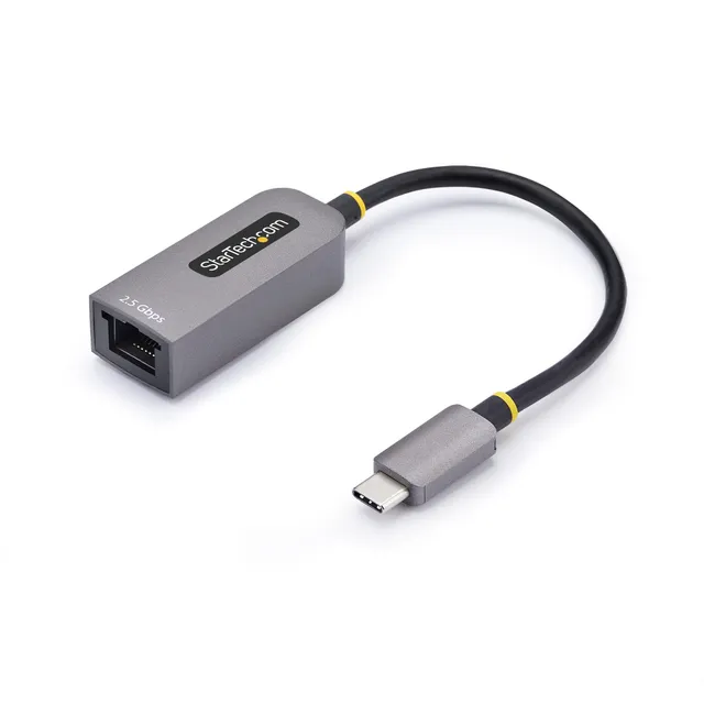 2.5GbE USB-C to Ethernet Adapter - Nätverksadapter - USB-C 3.2 Gen 1 / Thunderbolt 3 - 10M/100M/1G/2.5 Gigabit Ethernet - rymdgrå
