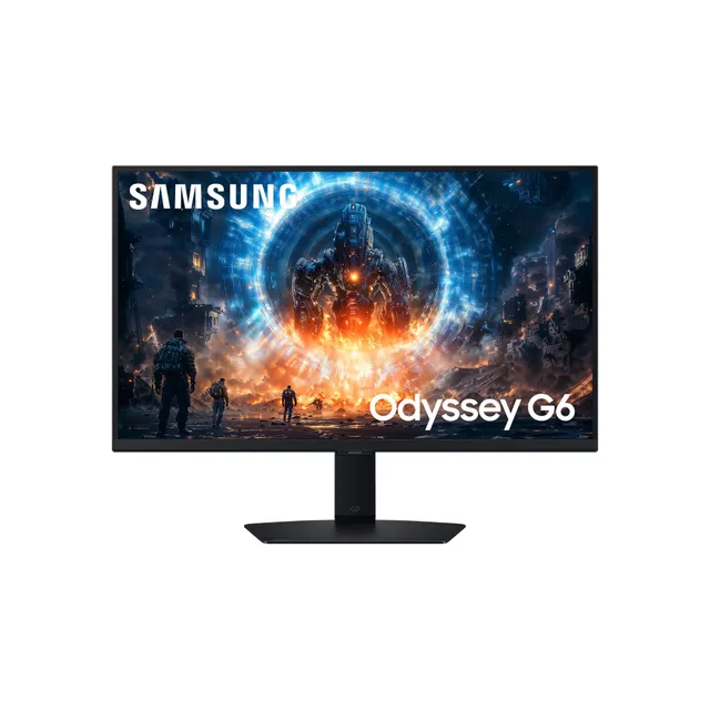 Odyssey G6 S27FG602EU - G60F Series - LED-skärm - spel - 27 - 2560 x 1440 QHD @ 350 Hz - Fast IPS - 350 cd/m² - 1000:1 - DisplayHDR 400 - 1 ms - HDMI, DisplayPort - svart
