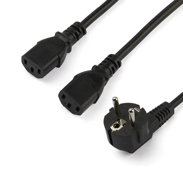 2m (6ft) Computer Power Cord, 18AWG, EU S