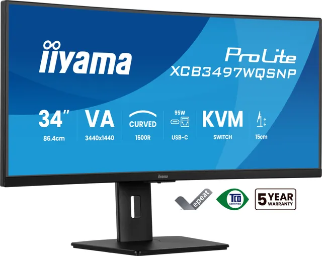 ProLite XCB3497WQSNP-B1 - LED-skärm - böjd