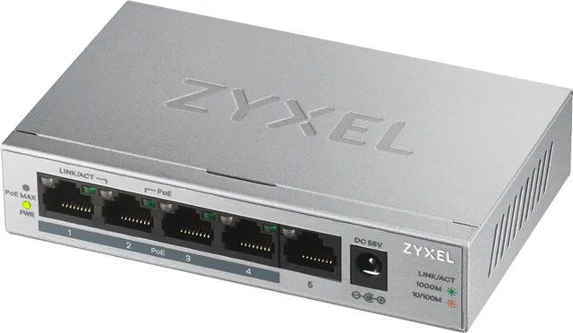 GS1005HP PoE+ Switch