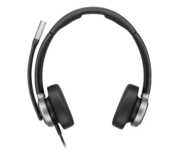 Mission 625 Stereo USB kabelanslutet headset, svart