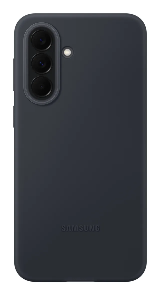 EF-PA376 - Baksidesskydd för mobiltelefon - silikon - svart - för Galaxy A37
