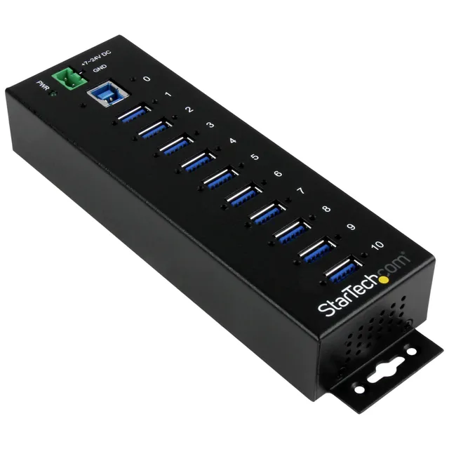 USB 3.0-hubb med 10 portar - Industriell