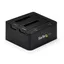 Dual-Bay USB 3.0 to SATA and IDE Hard Drive Docking Station, USB Hard Drive Dock, External 2.53.5 SATA III and IDE (40 pin) Ssdhdd Docking Station, Hot-Swap Hard Drive Bays - Top-Loading - Kontrollerkort - 2.5, 3.5 - ATA / SATA 6Gb/s - USB 3.0 - svart - för P/N: SVA12M5NA