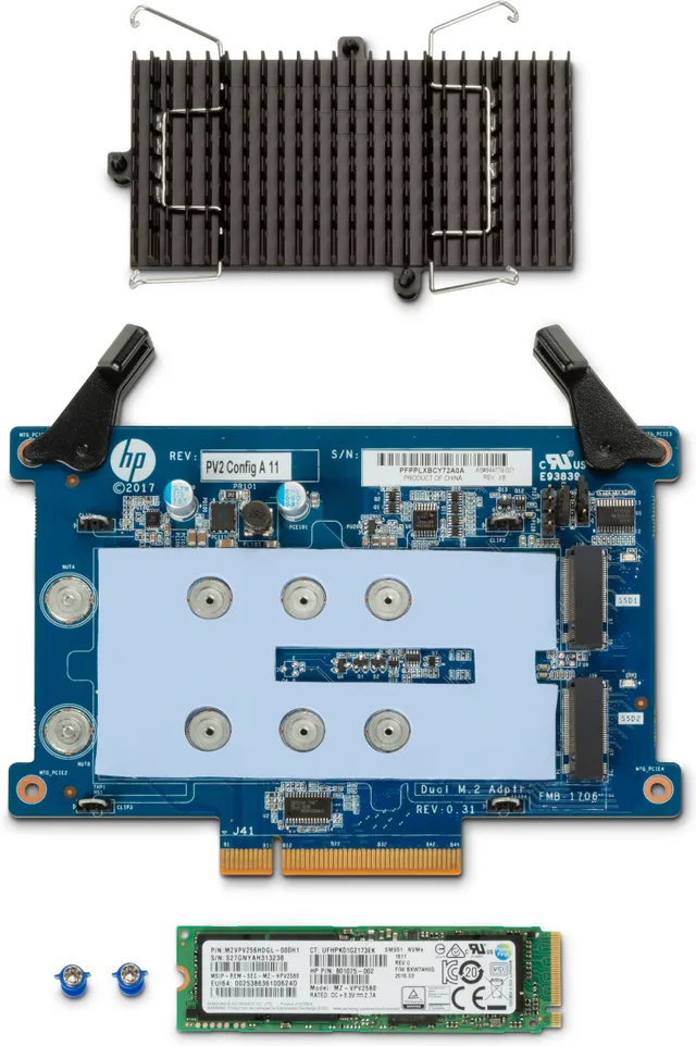 HP - SSD - 2 TB - inbyggd - M.2 - PCIe (NVMe) - för Workstation Z8 G4