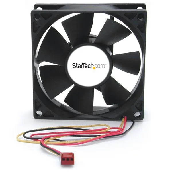 80x25mm dubbla kullager Computer Case Fan w / TX3-kontakt - Chassi fläkt - 80mm - Svart