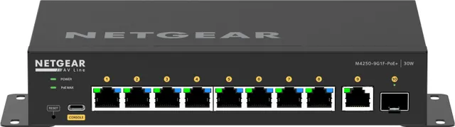 AV Line M4250-9G1F-PoE+ (GSM4210PD) 8x1G PoE+ 110W 1x1G and 1xSFP Managed Switch