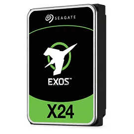 Exos X24 ST20000NM005H - Hårddisk - Enterprise - krypterat - 20 TB - inbyggd - 3.5" - SAS 12Gb/s - 7200 rpm - buffert: 512 MB - Self-Encryptin