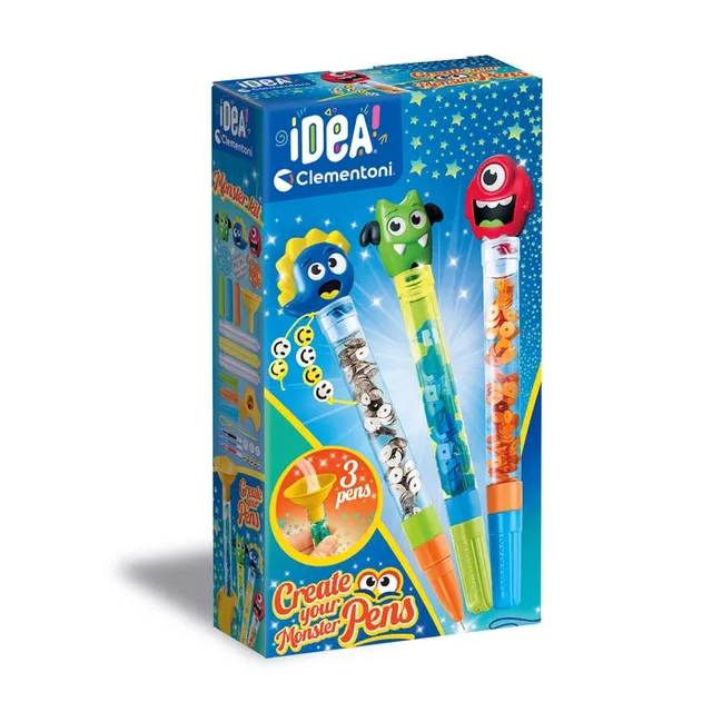 Skapa Dina Egna Pennor - 3-Pack Monster