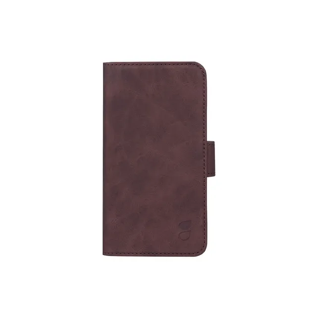 iPhone 8/7/6/SE Gen. 2/3 plånboksfodral (nubuck brun)