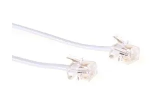 - Telefonkabel - RJ-11 (hane) till RJ