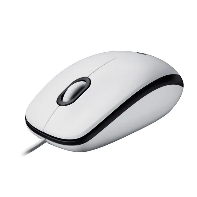 Logitech M100 Trådad 1000 DPI (Vit)