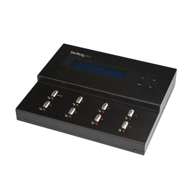 StarTech USB Duplicator - 1:7 - USB Flash Drives - Flash Drive Duplicator (USBDUPE17) - USB-enhetsduplikator - 7 fack - TAA-kompatibel