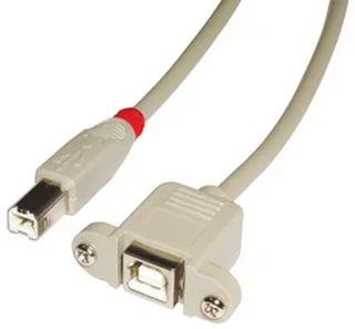 - USB-förlängningskabel - USB typ B (hane) t