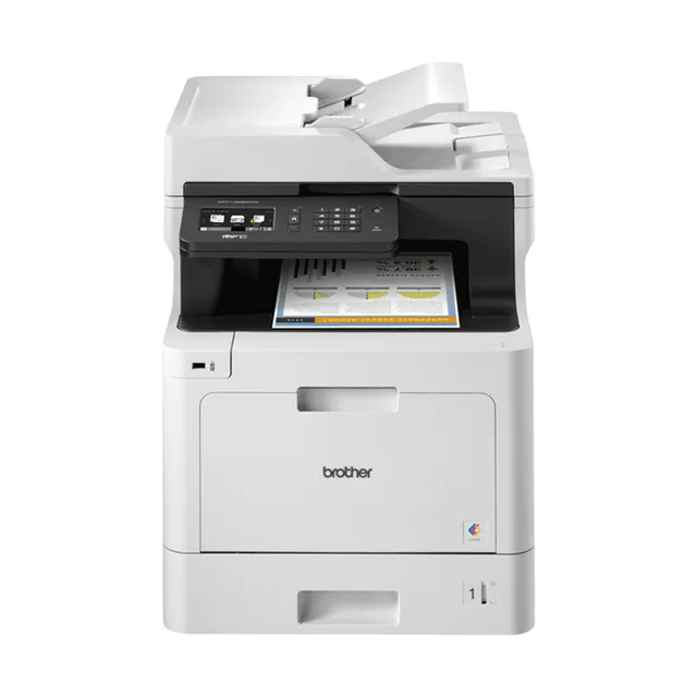 MFC-L8690CDW - Multifunktionsskrivare - färg - laser - A4/Legal (media) - upp till 31 sidor/minut (utskrift) - 300 ark - 33.6 Kbps - USB 2.0, Gigabit LAN, Wi-Fi(n), USB-värd - med Brother PRINT AirBag for 200000 pages