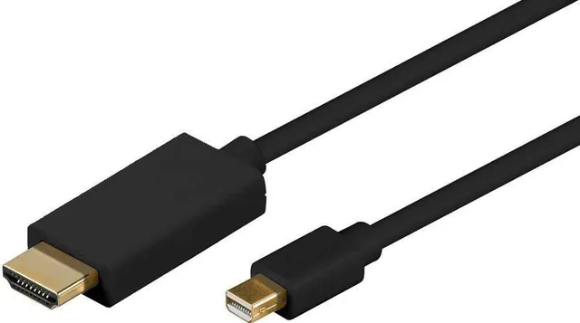Adapterkabel - Mini DisplayPort han