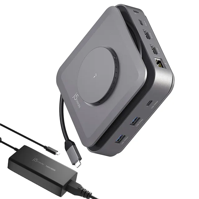 USB-C Dual 4K HDMI Dock - 140W GaN PD