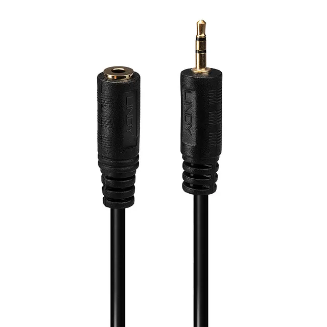 Premium - Audio-adapter - mini-phone stereo 3.5 mm hona till mikrostereojack hane - 20 cm - skärmad - svart