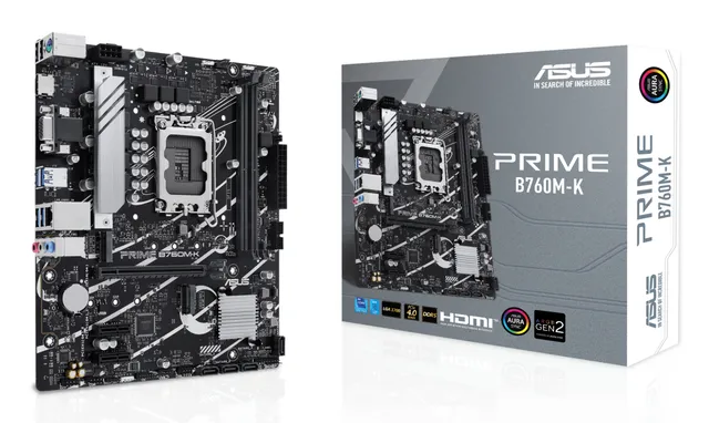 PRIME B760M-K - Moderkort - micro ATX - LGA17