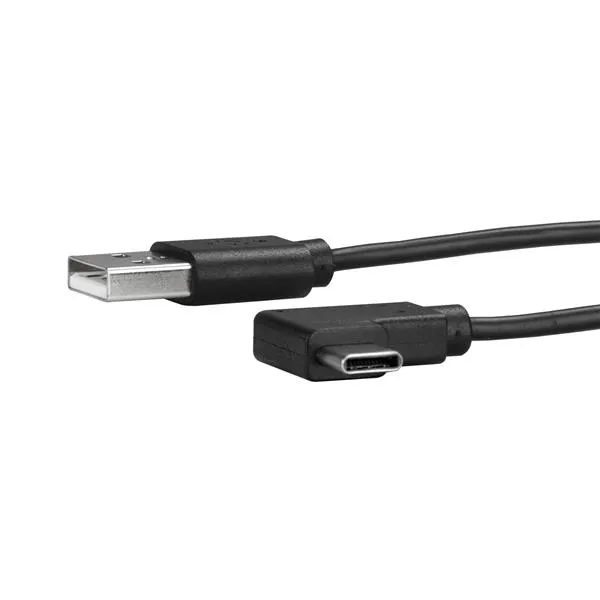 USB to USB C Cable - 1m / 3 ft - Right Angle USB Cable - USB A to USB C Cable - USB 2.0 Cable - USB Type C Cable (USB2AC1MR) - USB-kabel - US