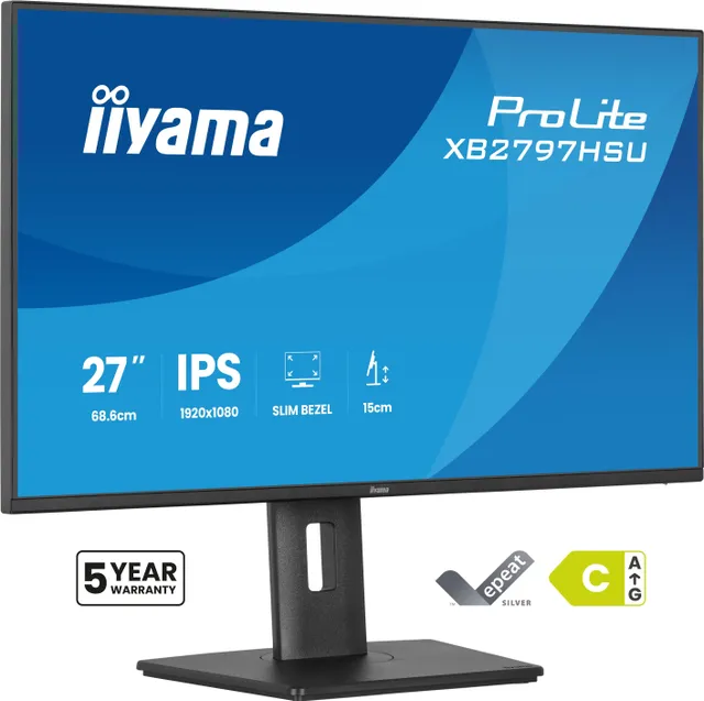 27" iiyama ProLite XB2797HSU-B1 - LED monitor - Full HD (1080p)
