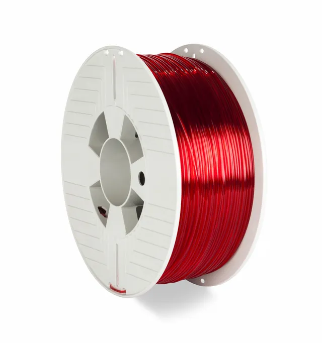 transparent red - PETG filament