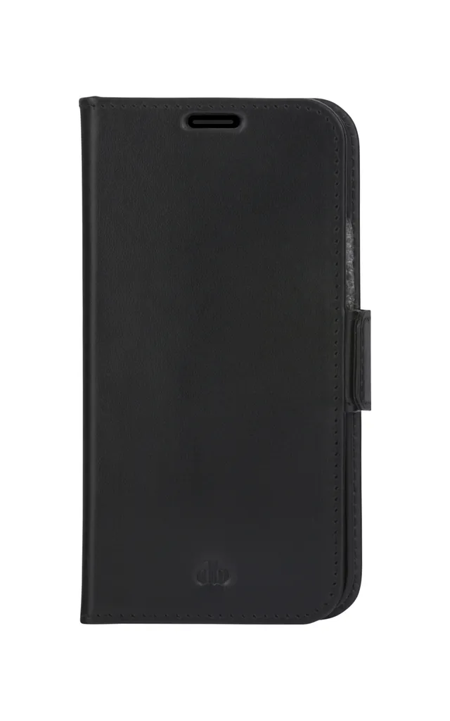dbramante1928 Copenhagen Slim - Vikbart fodral för mobiltelefon - narvat läder - svart - för Apple iPhone 13
