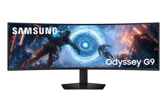 Odyssey G9 S49FG916EU - G91F Series - LED-skärm - spel - böjd - 49 - 5120 x 1440 Dual Quad HD @ 144 Hz - VA - 350 cd/m² - 2500:1 - DisplayHDR 600 - 1 ms - 2xHDMI, DisplayPort - svart