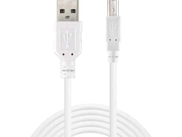 - USB-kabel - USB (hane) till USB typ B (