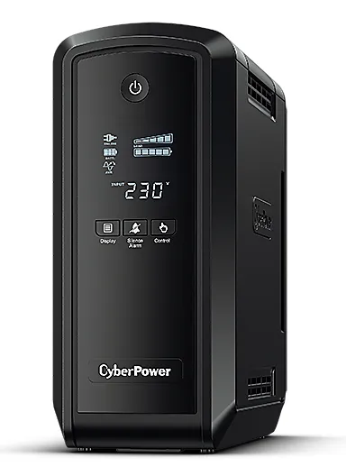 CyberPower PFC Sinewave Series CP900EPFCLCD - UPS - AC 230 V - 540 Watt - 900 VA - 8.5 Ah - USB - utgångskontakter: 6