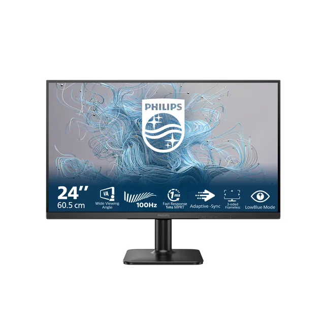 24" Philips 24E2N1100LB - 1920x1080 (FHD) - 100Hz - VA