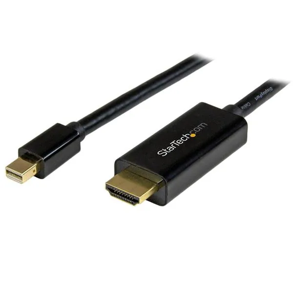 Mini DisplayPort to HDMI Adapter Cable - 5 m (15 ft) - 4K 30Hz - video cable - DisplayPort / HDMI - 5 m