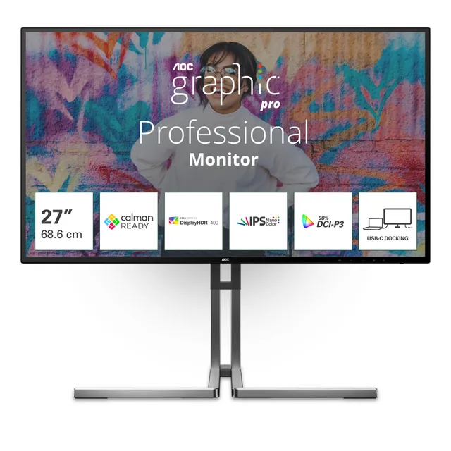 27" 4K skärm Graphic Pro U27U3CV