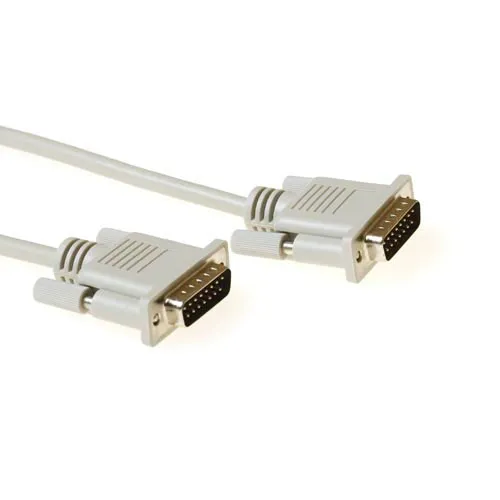 1,8 m seriekabel 1:1 anslutning 15-stifts D-sub hane - 15-stifts D-sub hane, längd 1,8 m (AK3912)