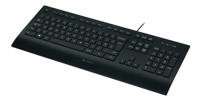 K280e - Tangentbord - USB - tysk - svart