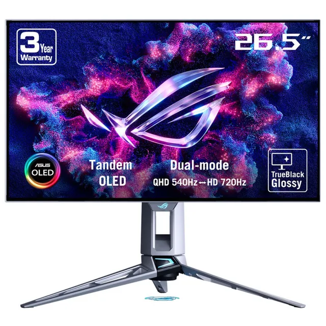 PG27AQWP-W / 27" / WOLED / 2560 x 1440 / 540 Hz / 0.02ms / 2xHDMI,DP