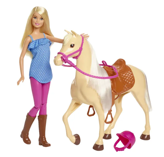 Docka och häst (Blond)