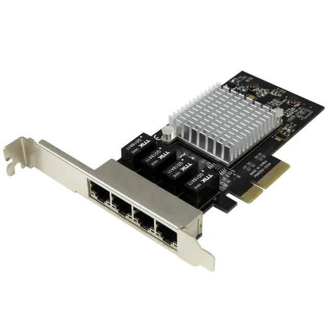 Gigabit Ethernet Nätverkskort med 4 porta