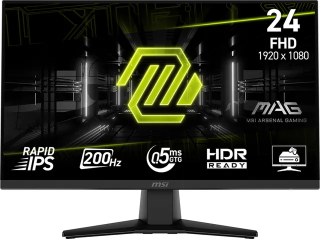 24" MSI MAG 242F - 1920x1080 (FHD) - 200Hz - IPS