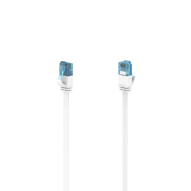 Cat6a U/UTP RJ45 15m -verkkokaapeli, valkoinen