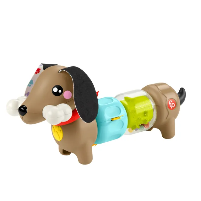 FP Pets Click & Spin Activity Pup, finmotorisk sensorisk leksak för barn, 0,5 År, Låter, Plast, Multifärg
