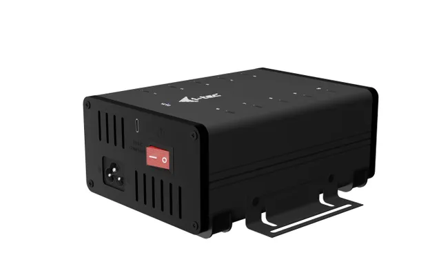 - Hubb - 15W per port, laddning + data, metall, USB-C/USB-A - 2 x USB 3.2 Gen 1 + 8 x USB 2.0 - skrivbordsmodell