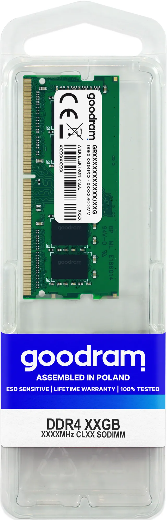 SODIMM DDR4-2400 - 8GB - CL17 - Single Channel (1 pcs) - Grön
