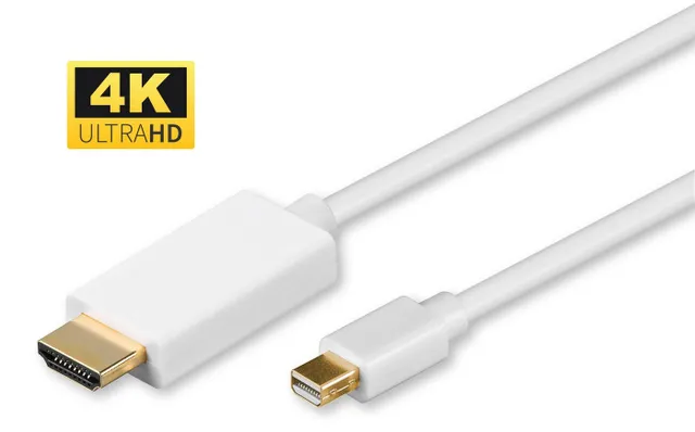 - Adapterkabel - Mini DisplayPort til