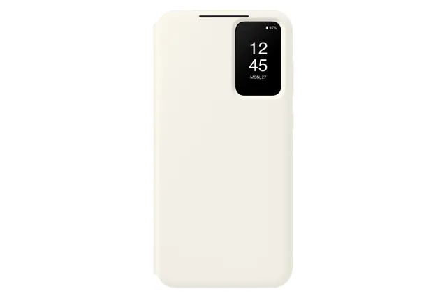 Galaxy S23+ Smart View Wallet skal, cream