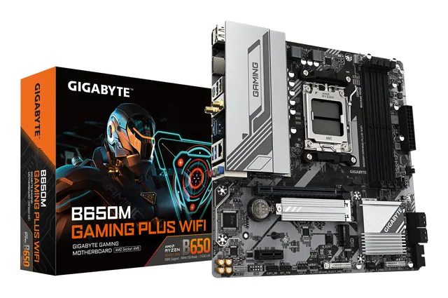 B650M GAMING PLUS WIFI Moderkort - AMD B650 - AMD AM5 - DDR5 RAM - Micro-ATX