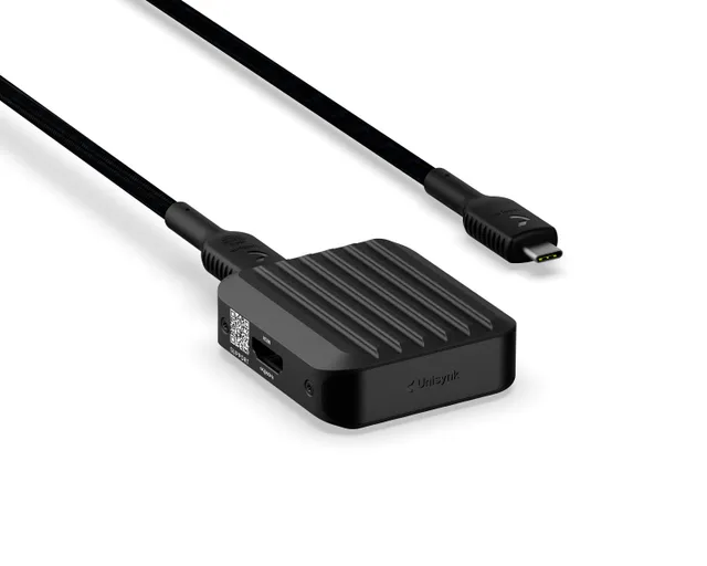 4 Port USB-C Hub 140W Svart