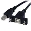 1 ft Panel Mount USB Cable B to B - F