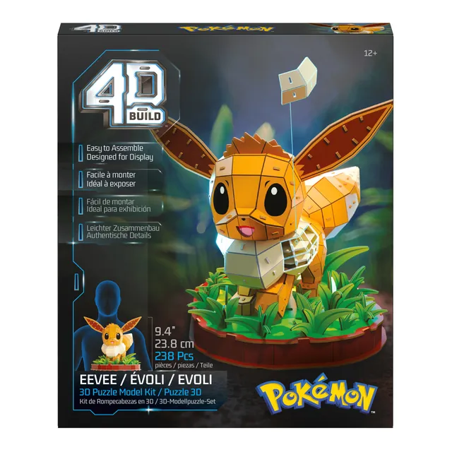 4D Builds Pokémon Eevee 3D Puzzle (238 bitar)